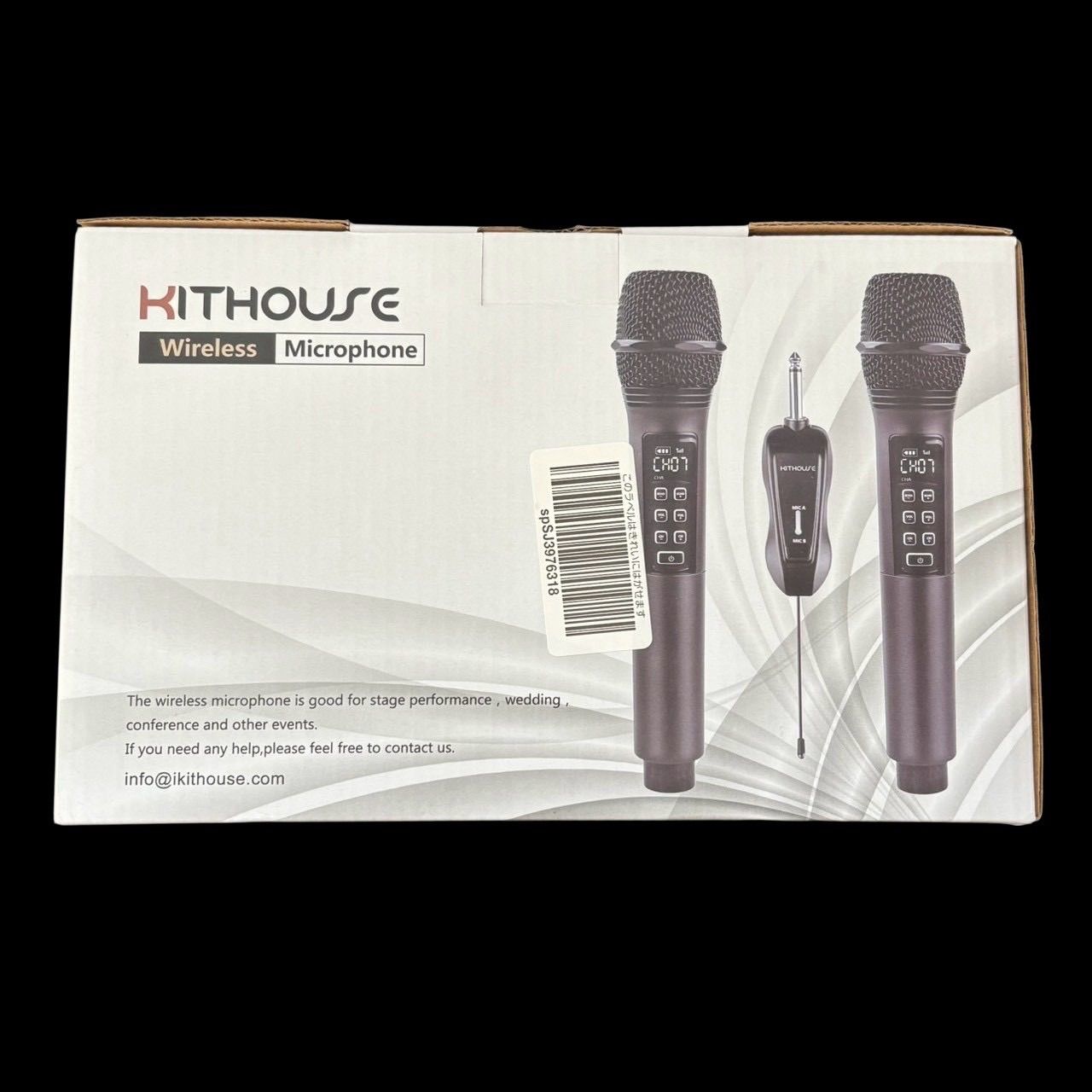 KITHOUSE Wireless Microphone K28 ワイヤレスマイク 2本セット 箱付き