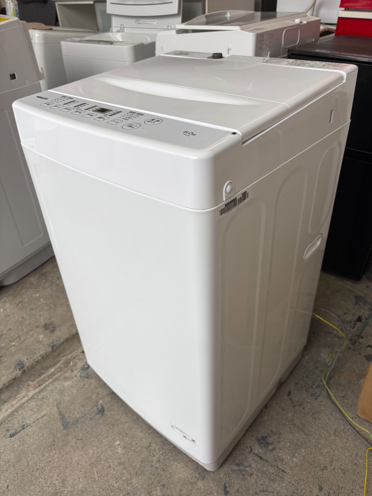 高年式】2025年製 YAMAZEN全自動電気洗濯機 6kg【中古】動作保証 