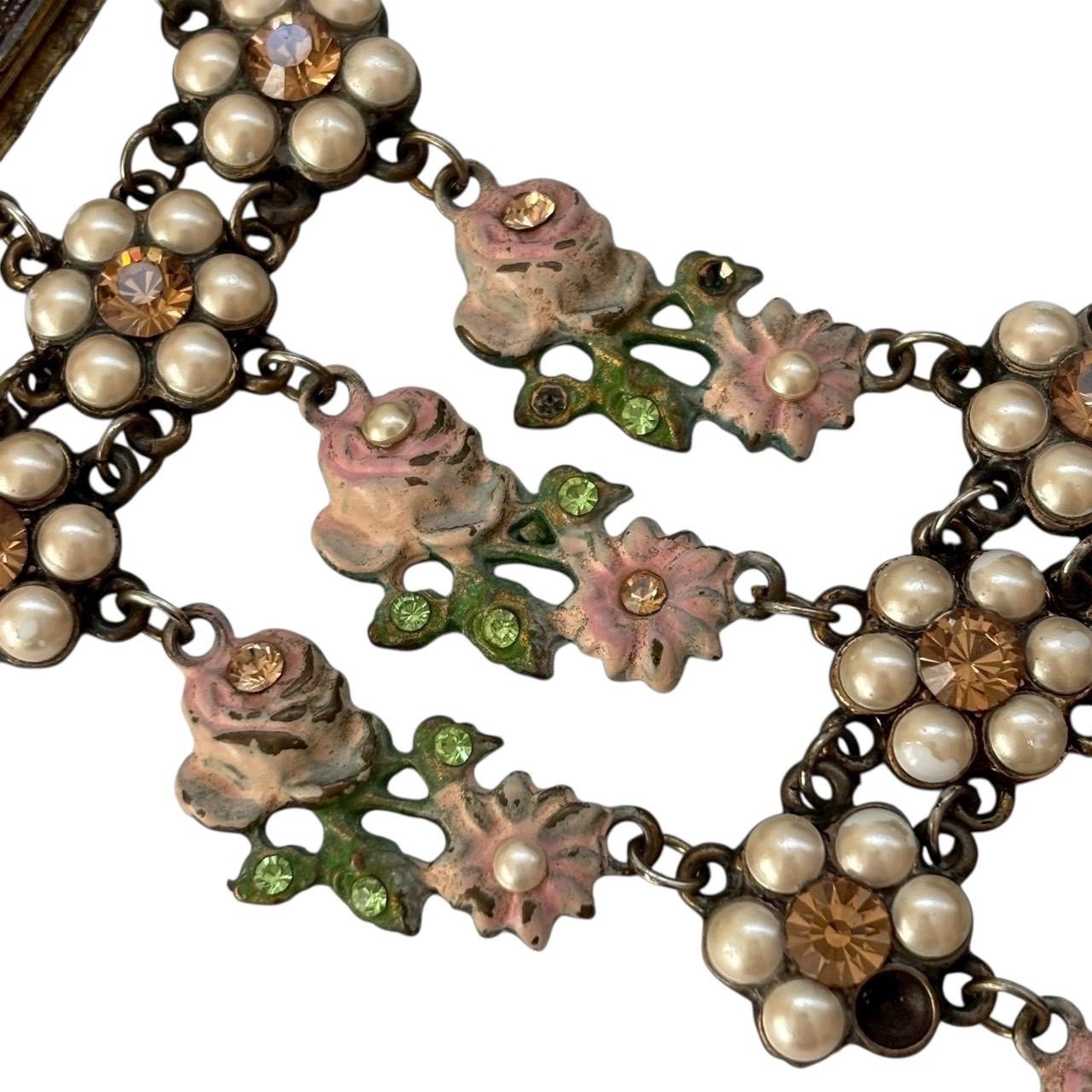 Michal Negrin ミハエルネグリン ブレスレット バラ 花モチーフ