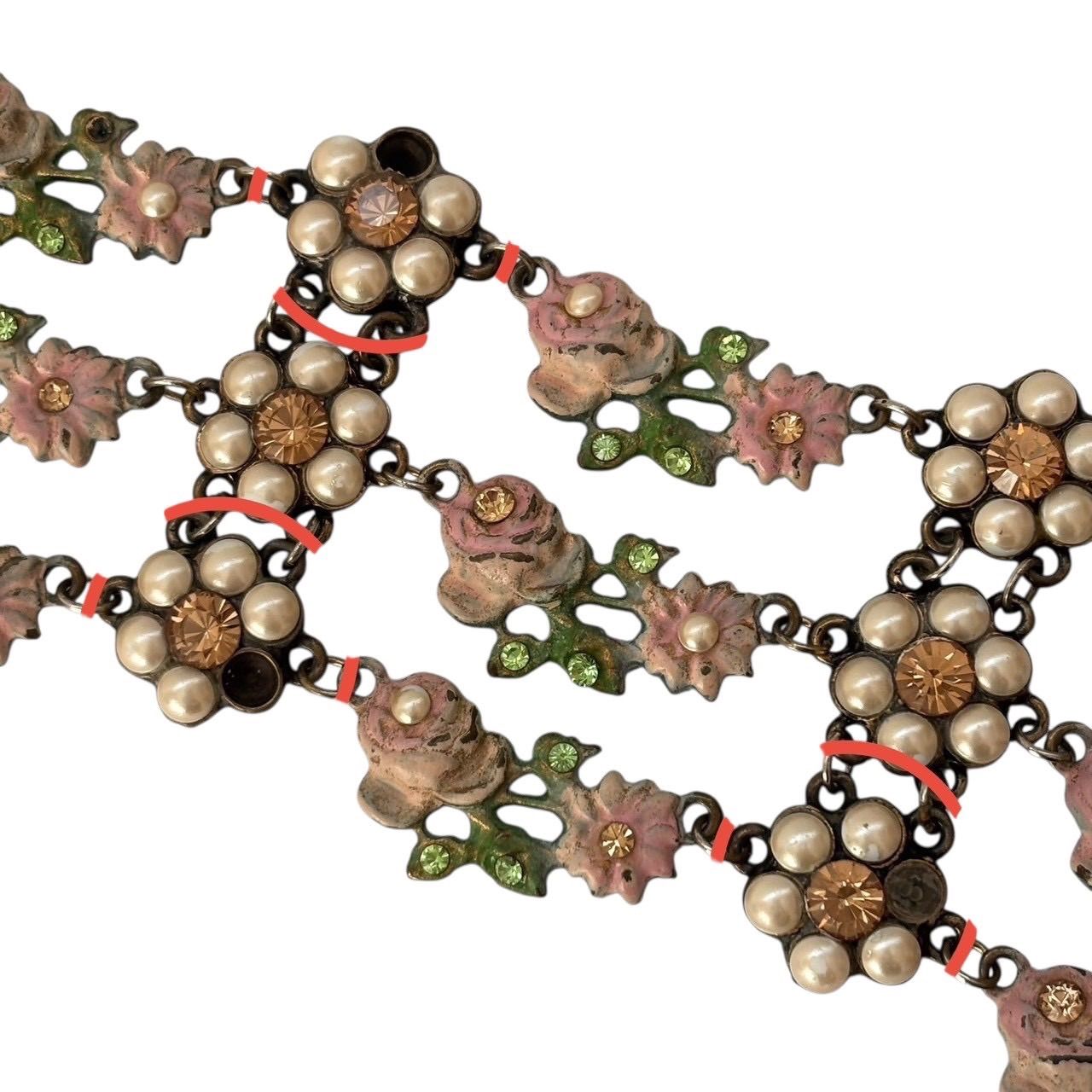 Michal Negrin ミハエルネグリン ブレスレット バラ 花モチーフ