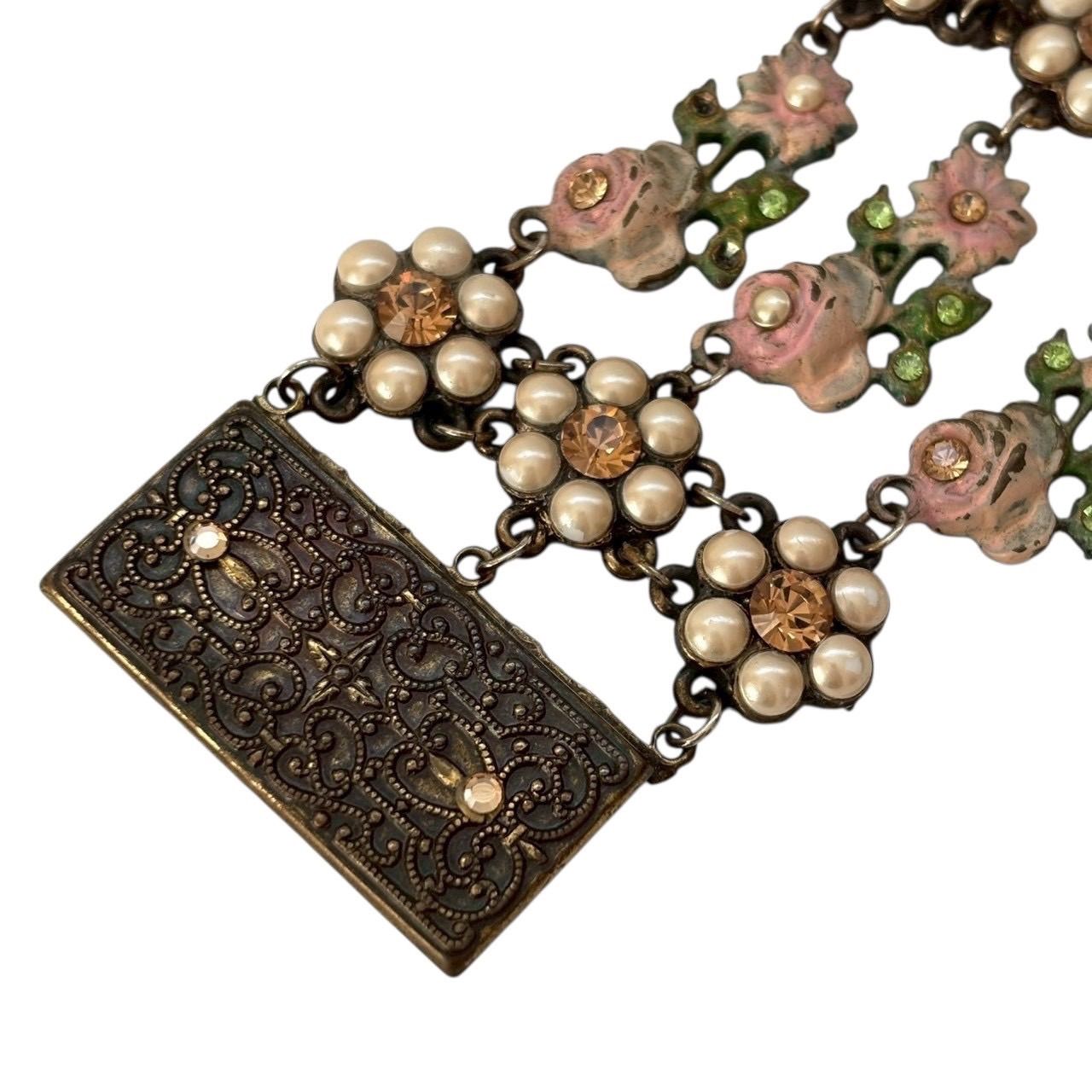 Michal Negrin ミハエルネグリン ブレスレット バラ 花モチーフ