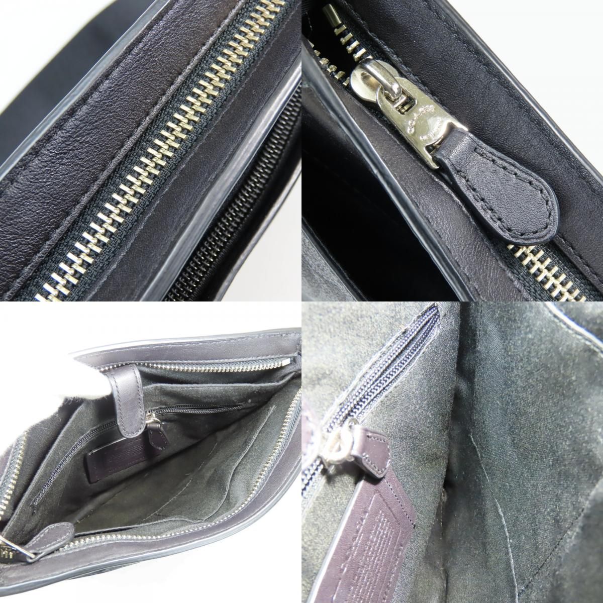 中古】 コーチ ショルダーバッグ シグネチャー F54781 PVC レザー 