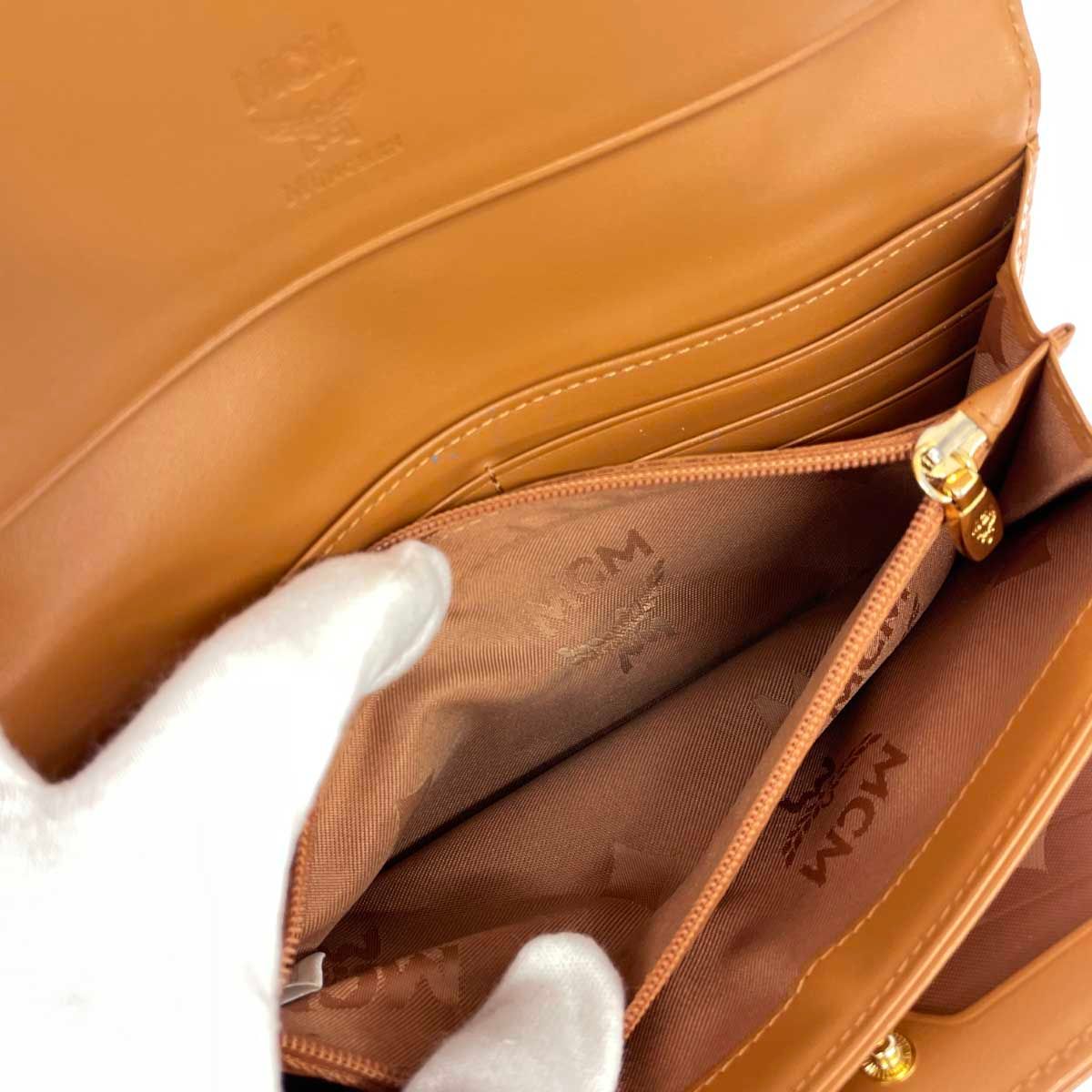 MCM エムシーエム 三つ折り長財布/ラージトライフォールド ヴィセトス 