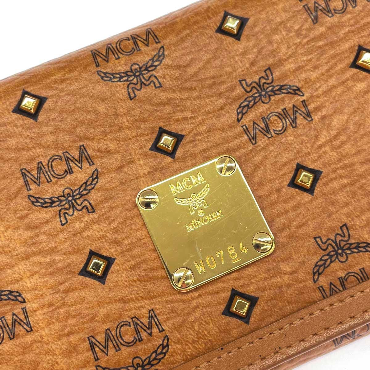MCM エムシーエム 三つ折り長財布/ラージトライフォールド ヴィセトス 