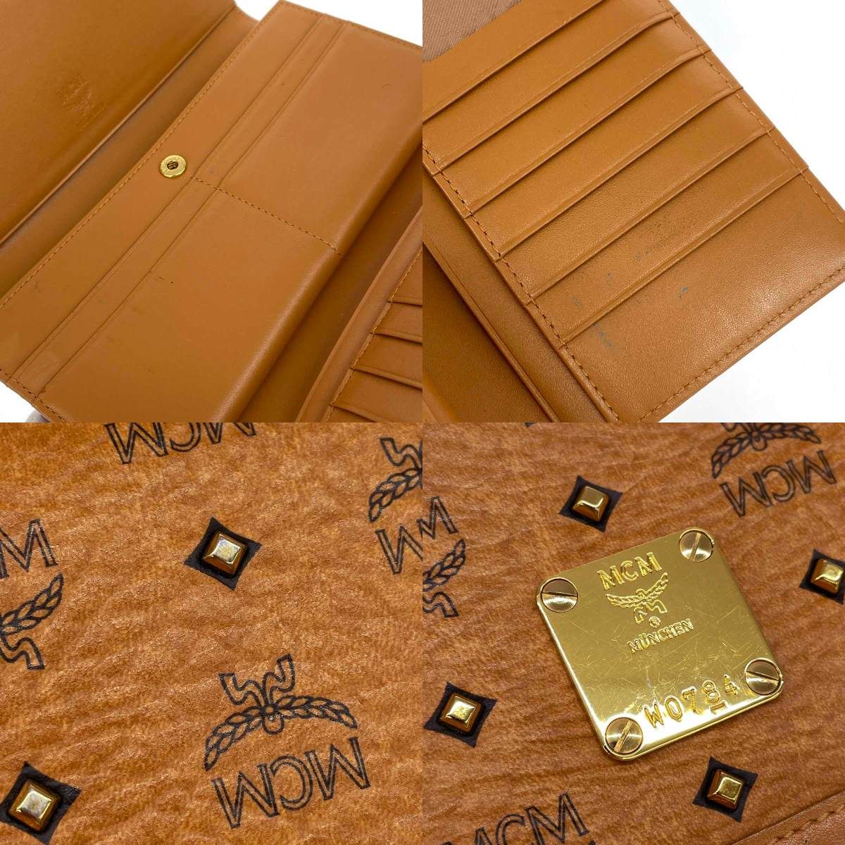 MCM エムシーエム 三つ折り長財布/ラージトライフォールド ヴィセトス 