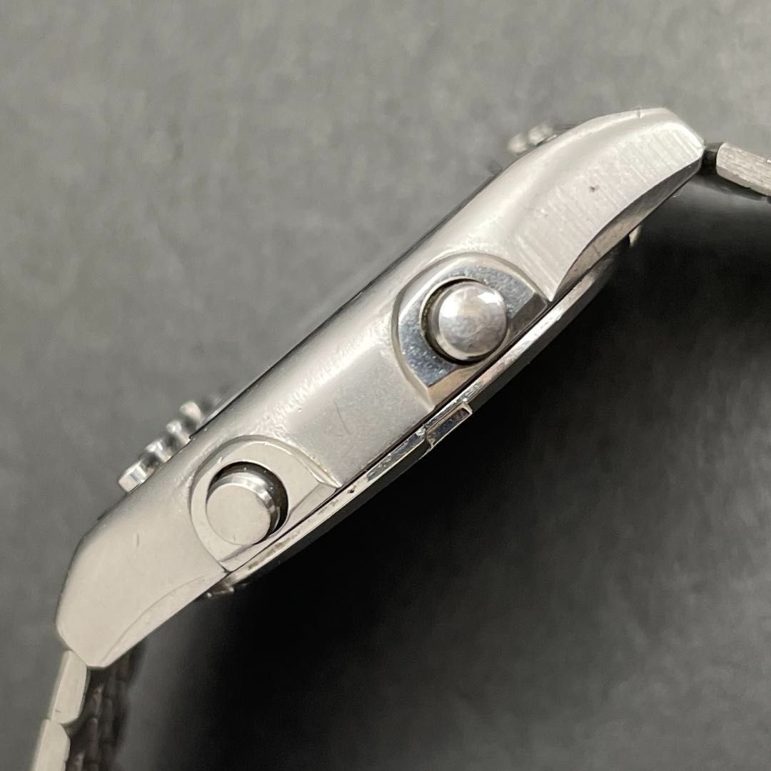 SEIKO A547-5020 Silver Wave ALARM CHRONOGRAPH デジタル セイコー