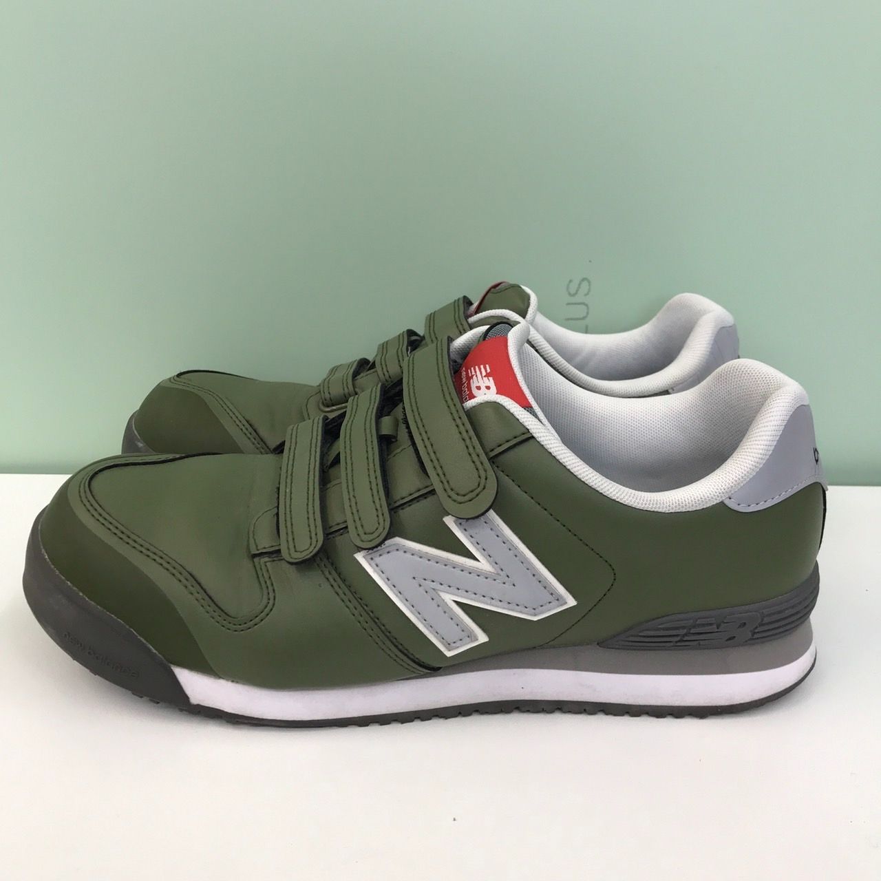 NEW BALANCE ニューバランス 安全靴 26.5cm EEE グリーン 送料無料