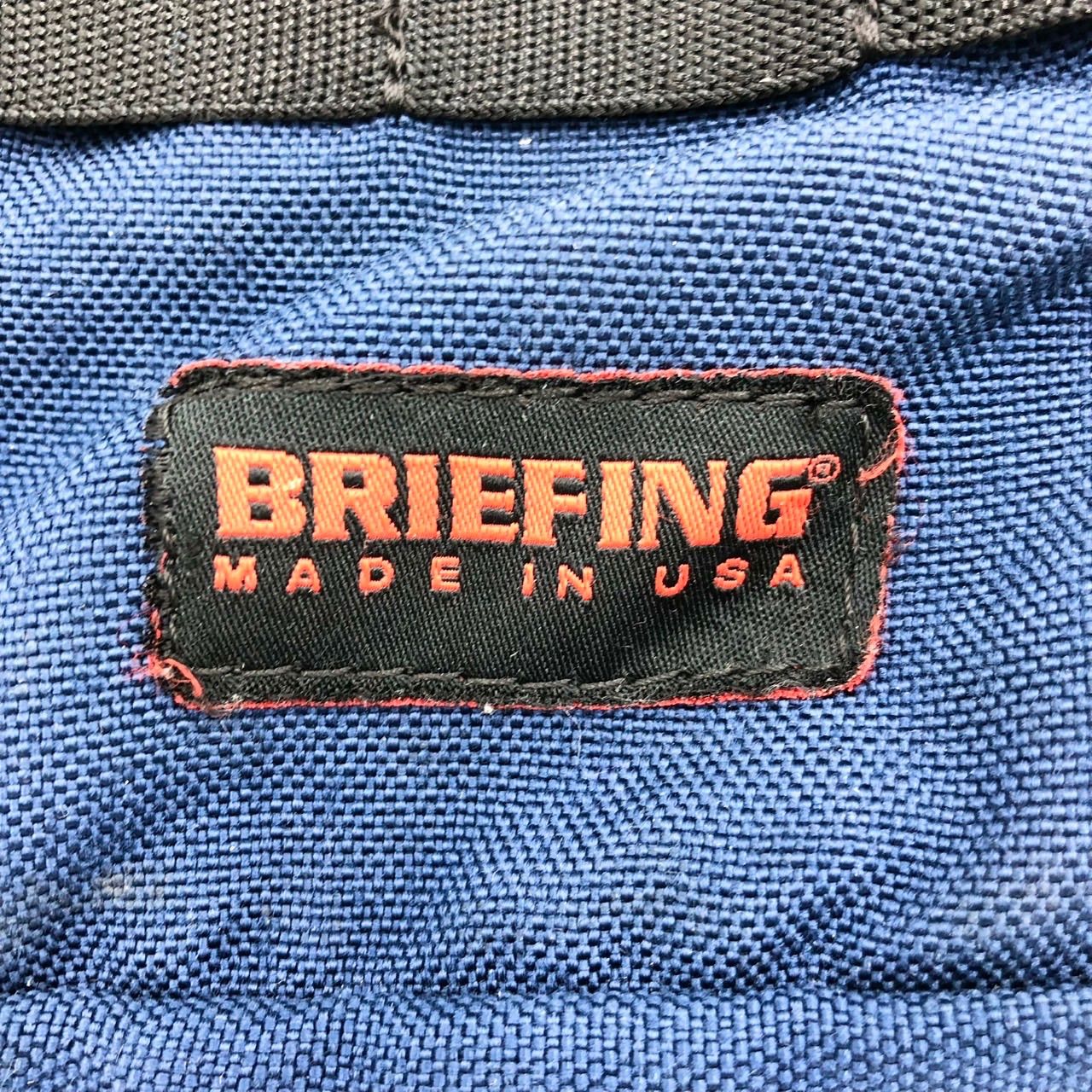 BRIEFING ブリーフィング USA製 2WAY ビジネスバッグ ブルー 大容量 