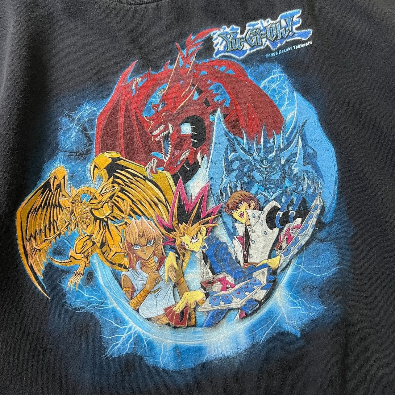 Mexico Yu-Gi-Oh 遊戯王 三幻神 アニメ Tシャツ ブラック L 古着