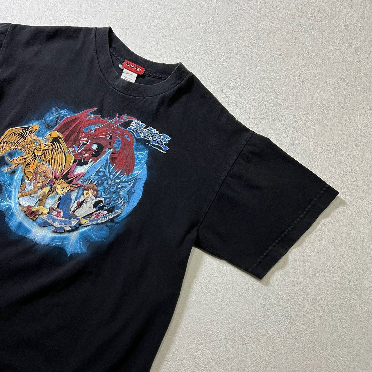 Mexico Yu-Gi-Oh 遊戯王 三幻神 アニメ Tシャツ ブラック L 古着 