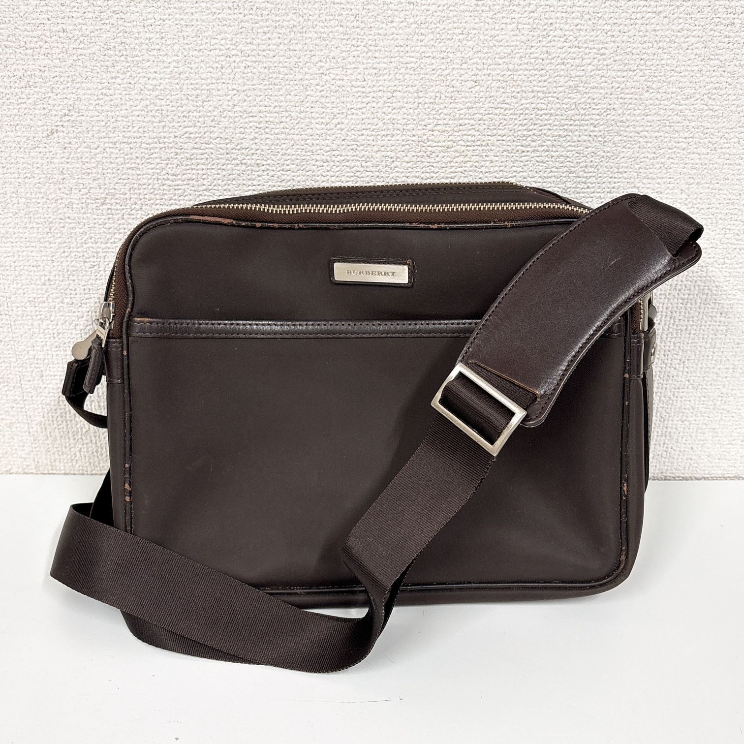 079-a】BURBERRY バーバリー メンズ ショルダーバッグ - メルカリ