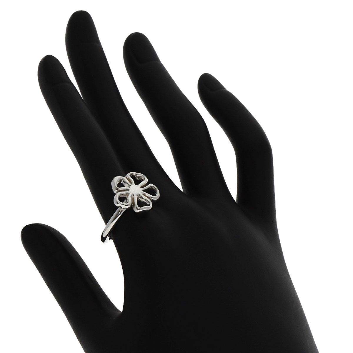 TIFFANY&Co. ティファニー オープンフラワー リング・指輪 SV 