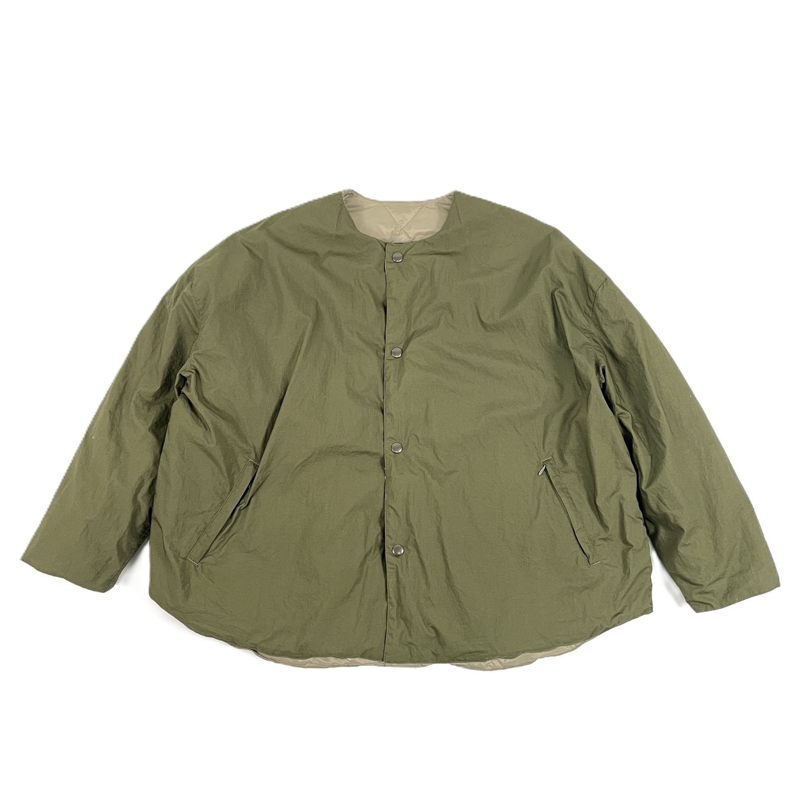 SOLAMONAT POCHE ソラモナポッシェ REVERSIBLE BIG DOWN CARDIGAN 