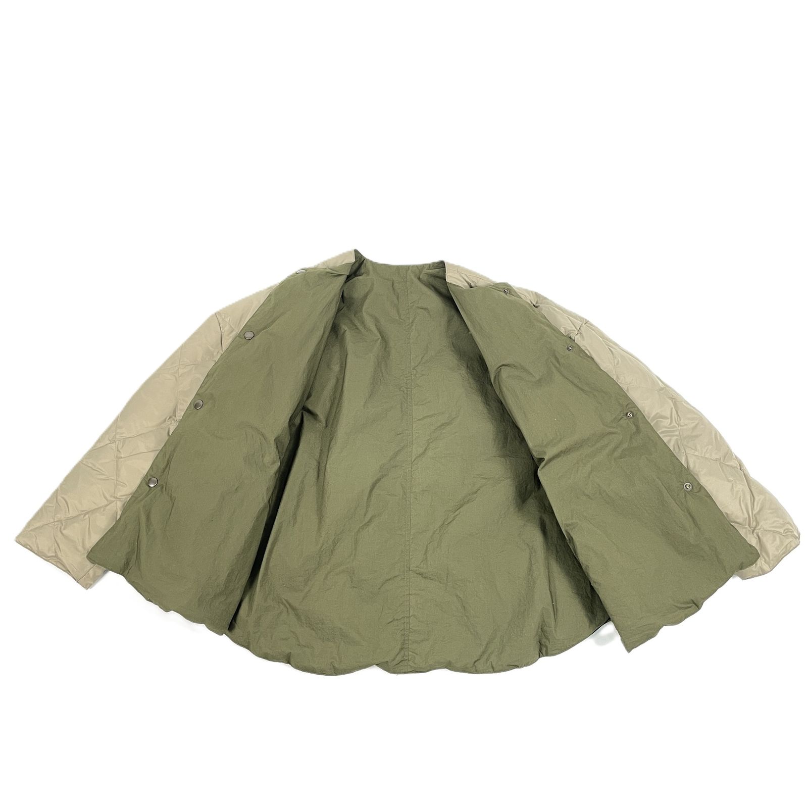 SOLAMONAT POCHE ソラモナポッシェ REVERSIBLE BIG DOWN CARDIGAN 