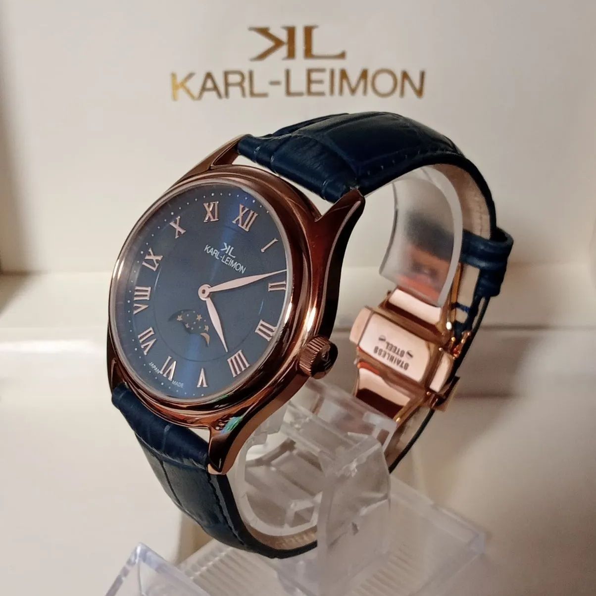 KARL-LEIMON 腕時計 カルレイモン クラシックパイオニア ムーン