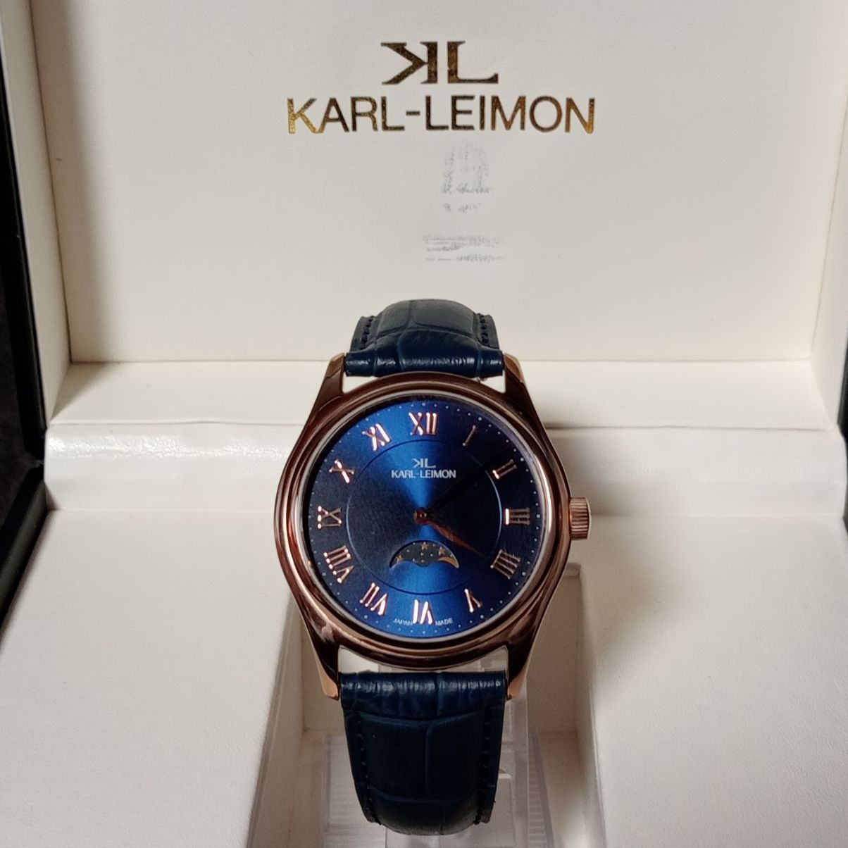 KARL-LEIMON 腕時計 カルレイモン クラシックパイオニア ムーン