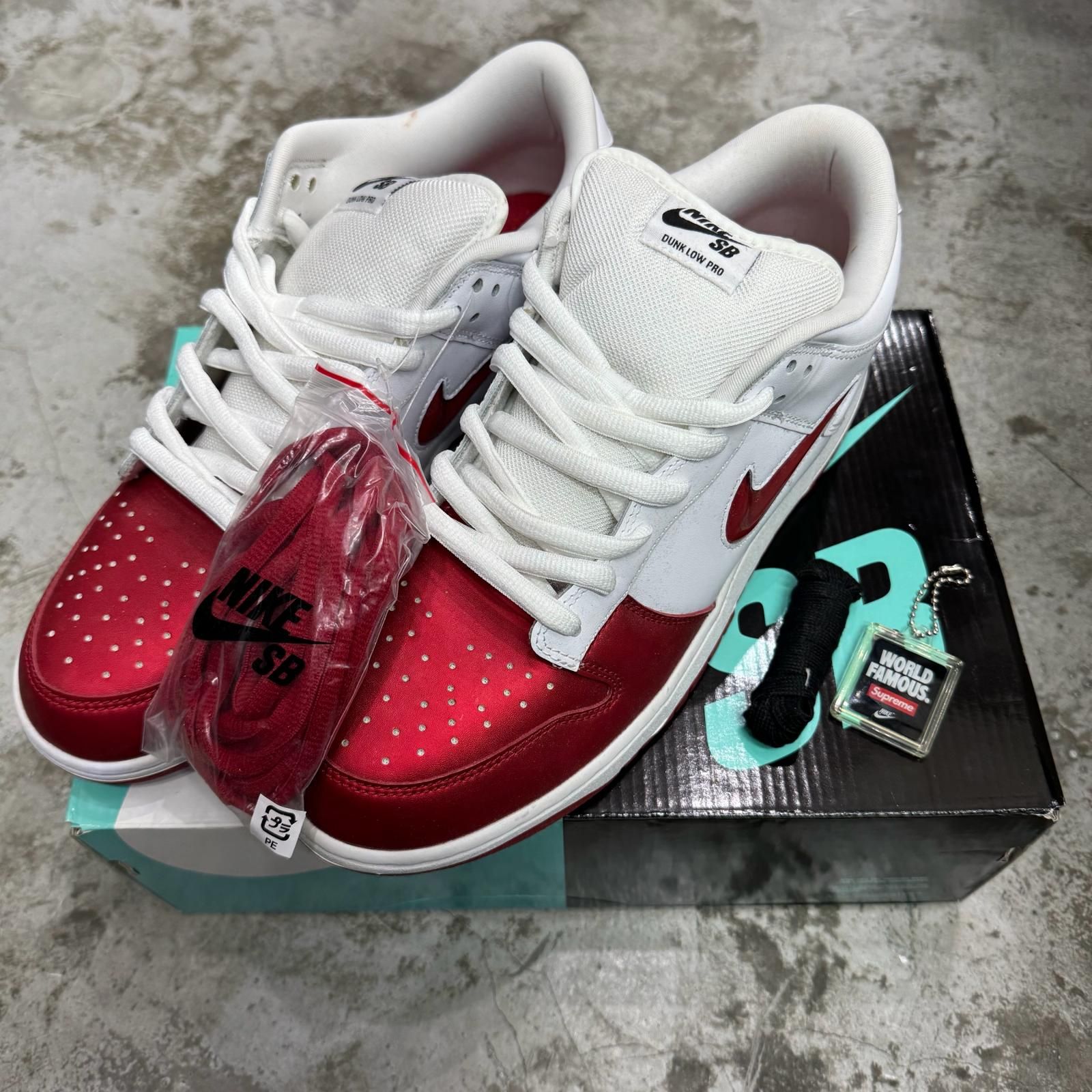 Supreme × NIKE 19SS Dunk Low Varsity Red ダンク ローカット