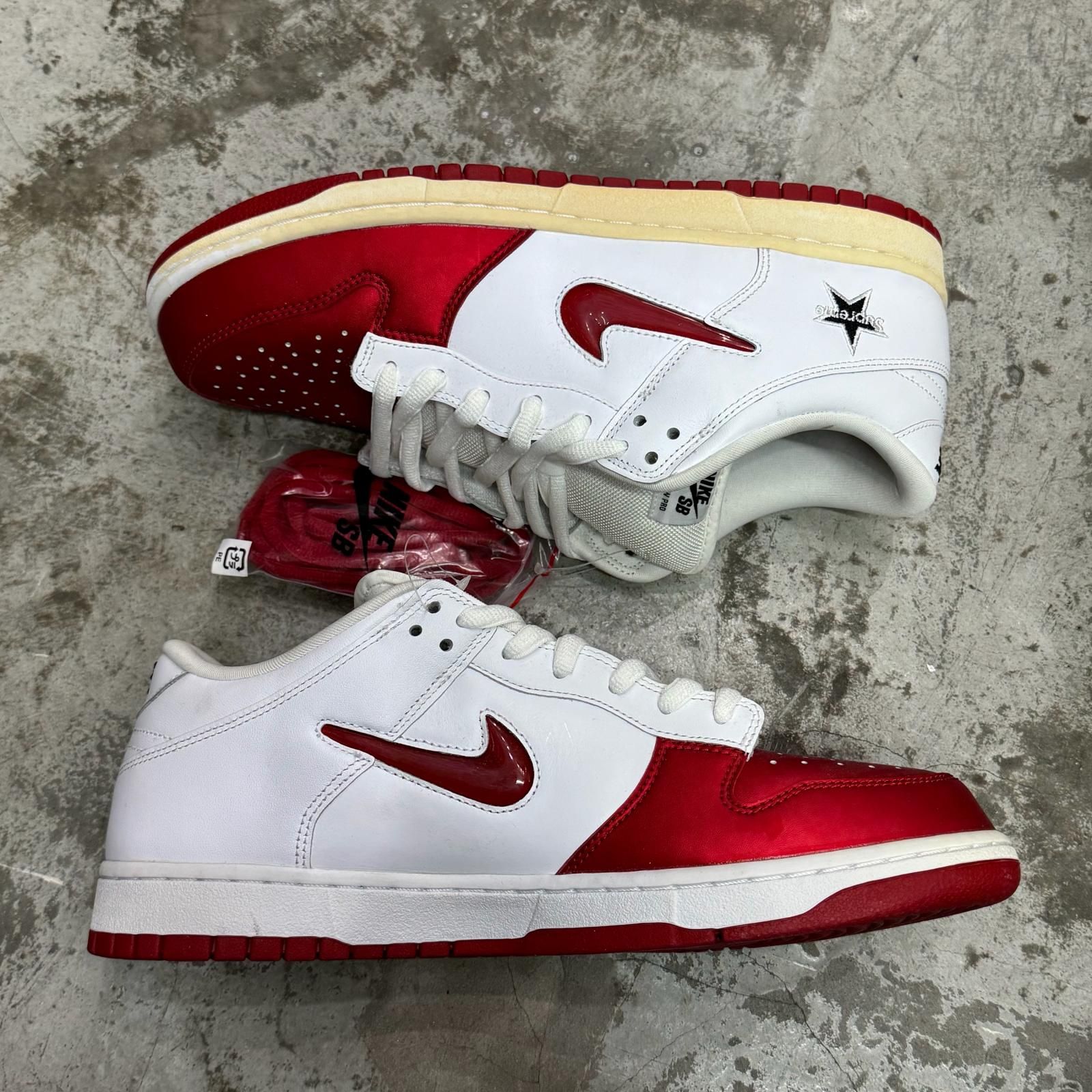 Supreme × NIKE 19SS Dunk Low Varsity Red ダンク ローカット