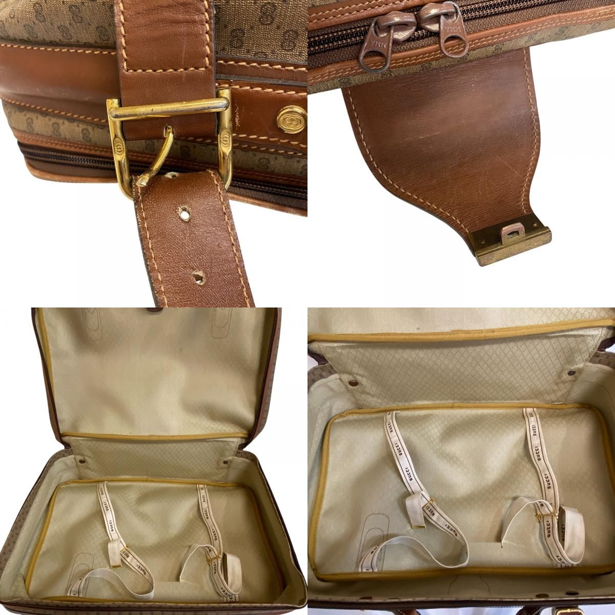 GUCCI グッチ 010.39.4908.60 オールドグッチ 旅行鞄 ボストン 