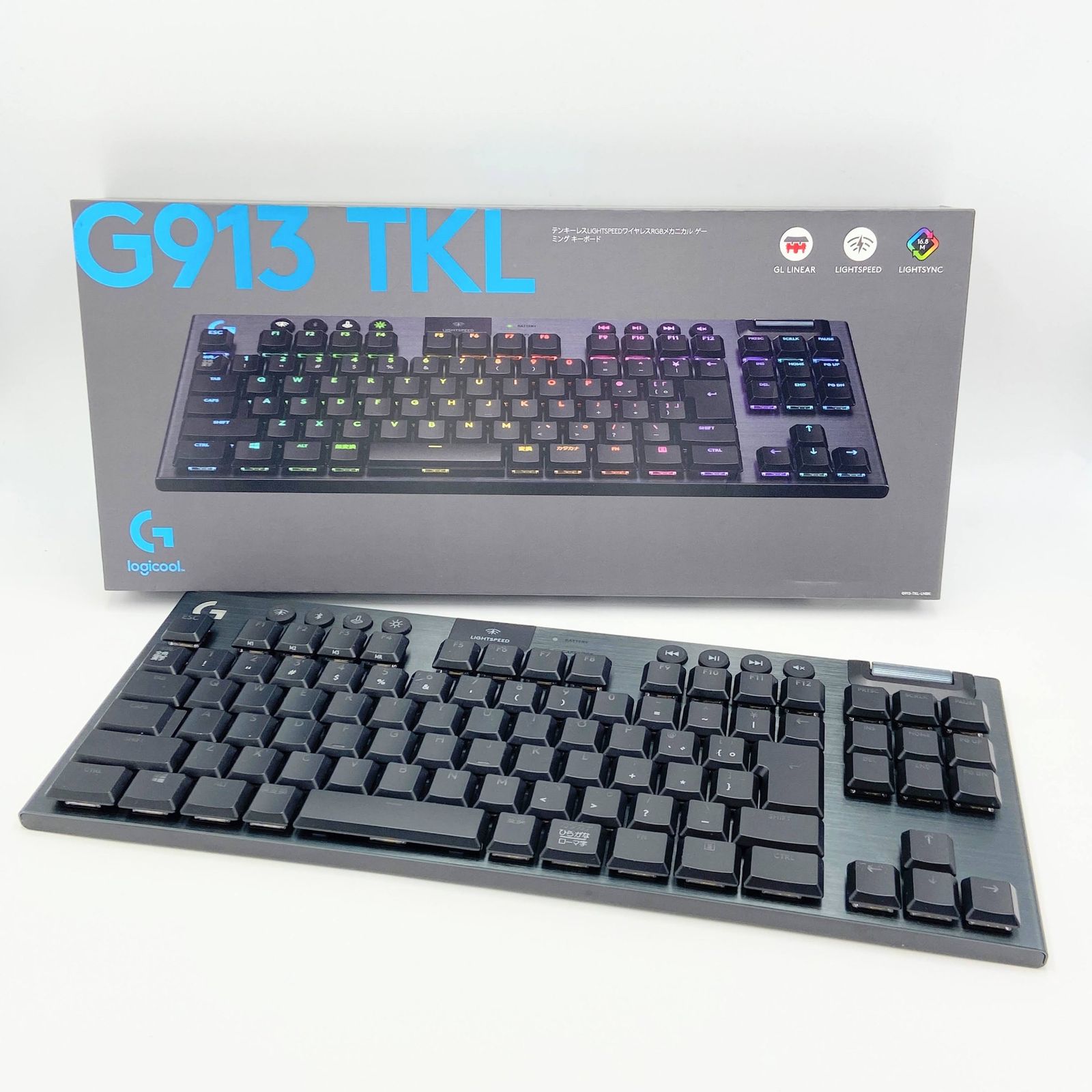 ロジクールG913 テンキーレスワイヤレスRGBゲーミングキーボード 