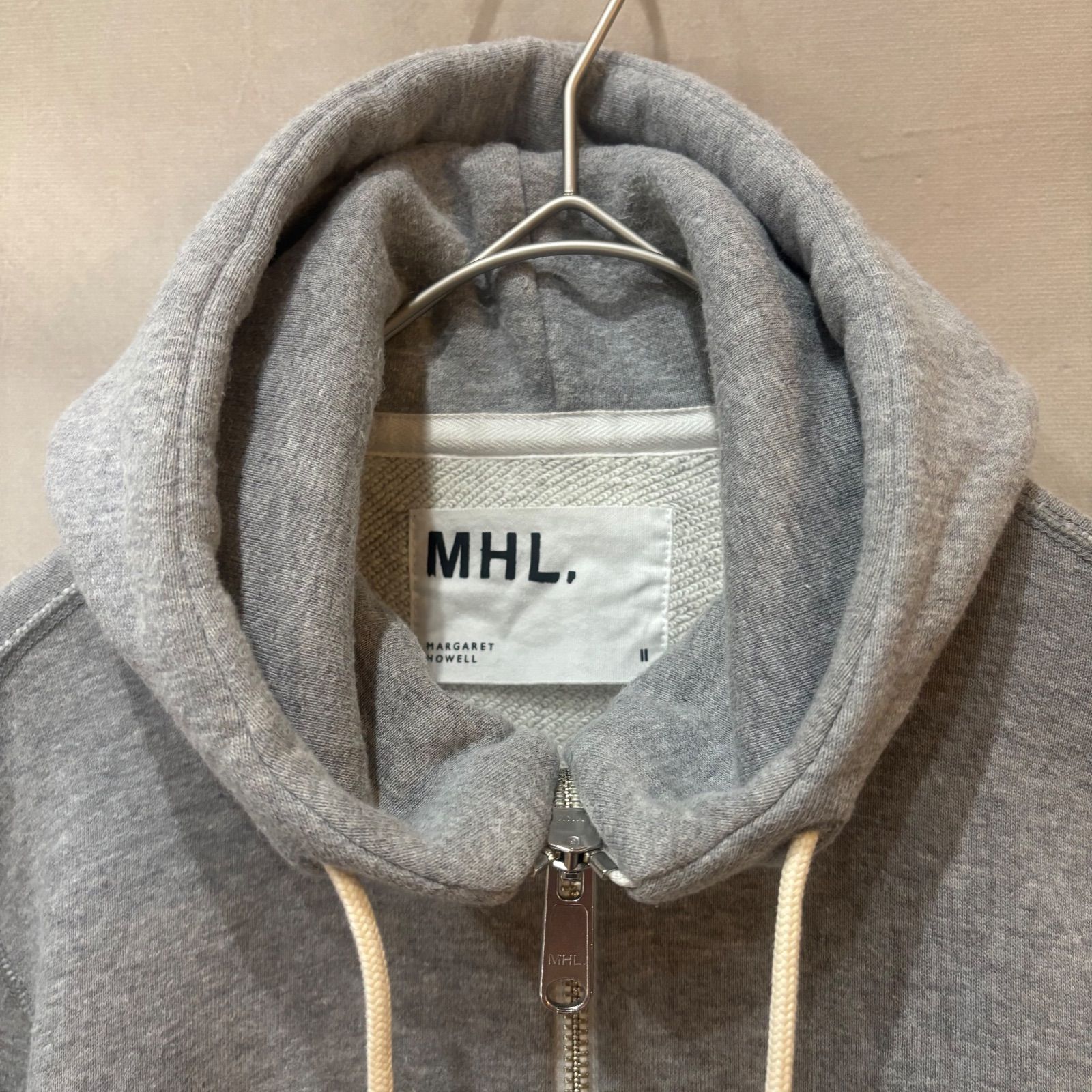 MHL.×LOOPWHEELER エムエイチエル ハイジップ フーデット パーカー