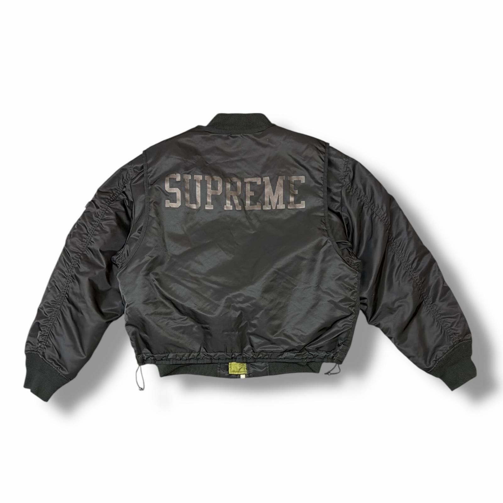 国内正規 Supreme 24SS 2-in-1 MA-1 + Vest リバーシブルフライト