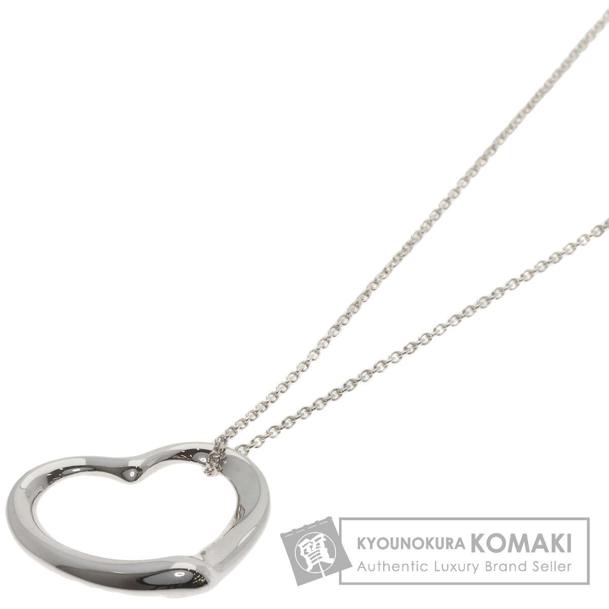 TIFFANY オープンハート ミディアム ネックレス 925 ティファニー 22mm