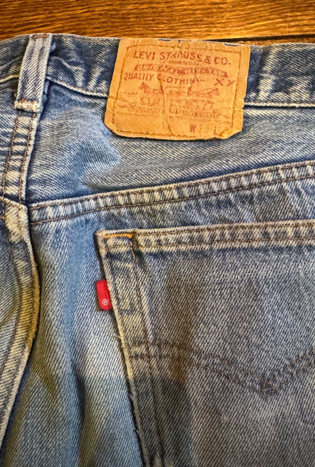 値下げ】リーバイス501 アメリカ製 80年代 ナイロンフットボタン