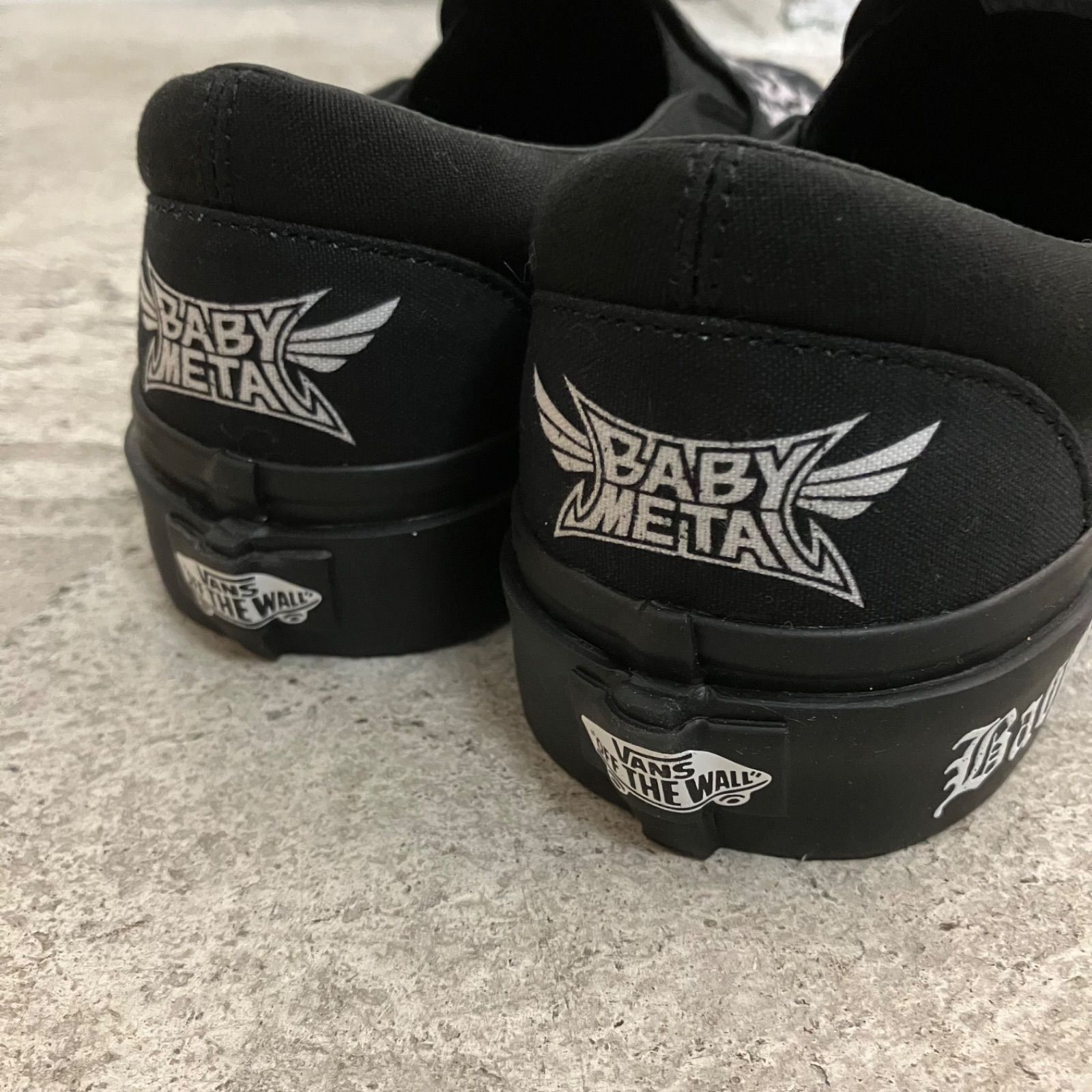 ほぼ未使用 VANS × BABYMETAL / バンズ ベビーメタル スリッポン 