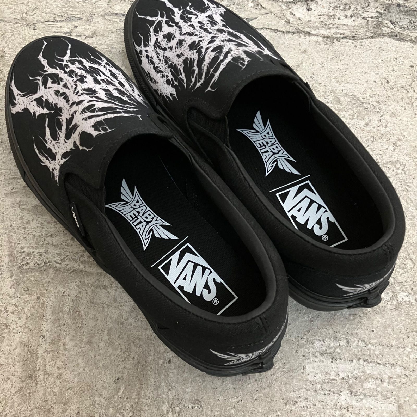 ほぼ未使用 VANS × BABYMETAL / バンズ ベビーメタル スリッポン 