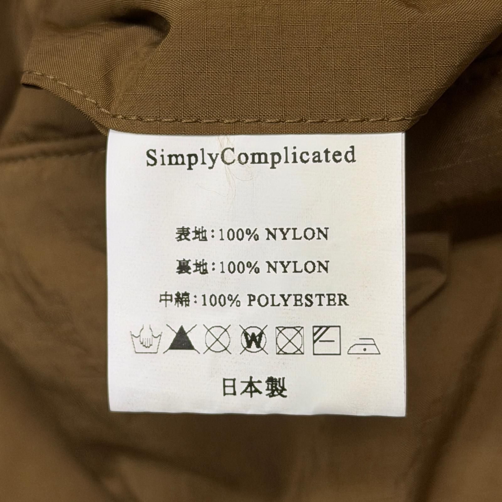 SIMPLYCOMPLICATED CGN BOMBER JACKET カーディガンボンバージャケット