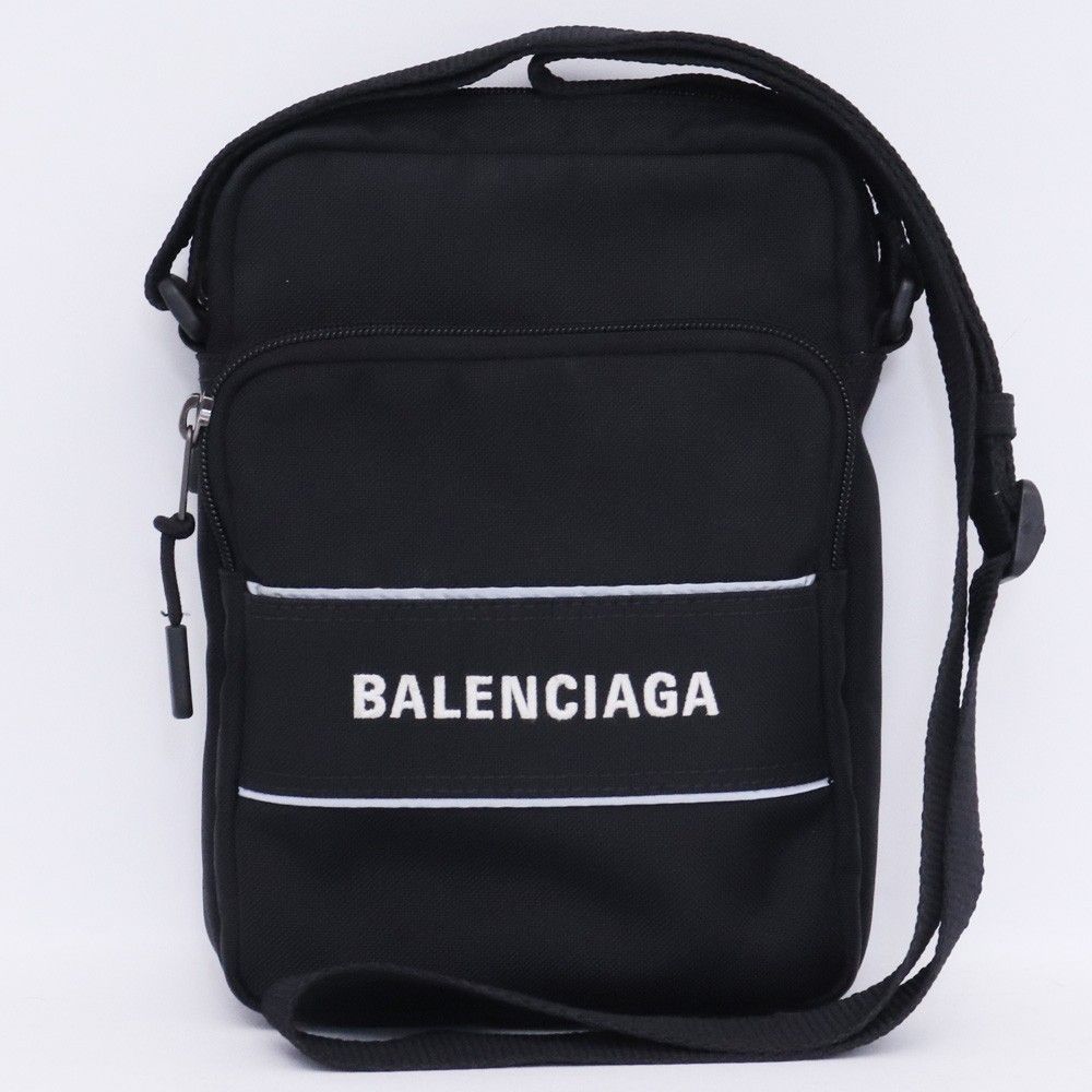 BALENCIAGA ナイロンキャンバス クロスボディ ショルダーバッグ 