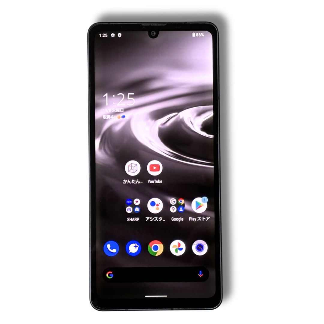 AQUOS sense6s 5G ブラック 64 GB SIMフリー SHARP AQUOS sense6