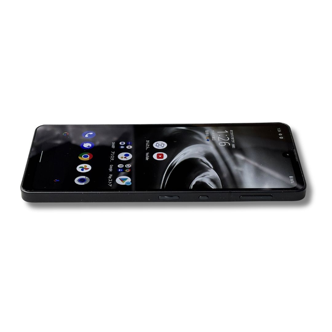 AQUOS sense6s 5G ブラック 64 GB SIMフリー SHARP AQUOS sense6