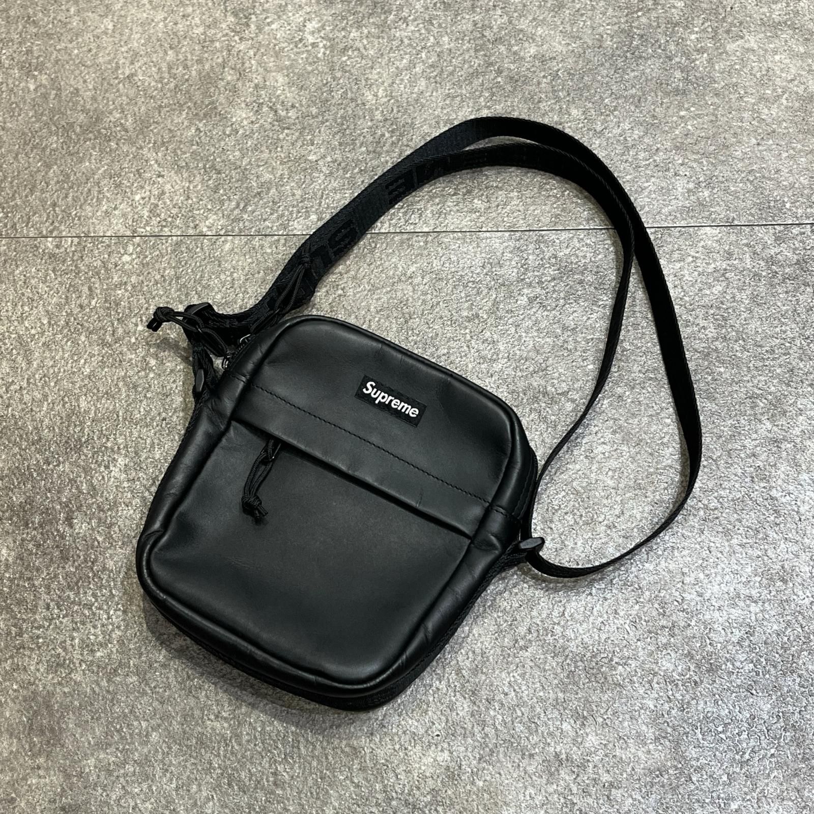 Supreme 23AW Leather Shoulder Bag レザー スモールボックスロゴ 