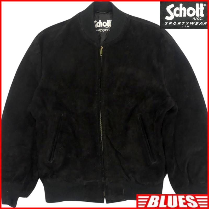 Schott ショット ジャケット 40 レザー スエード 90s ヴィンテージ