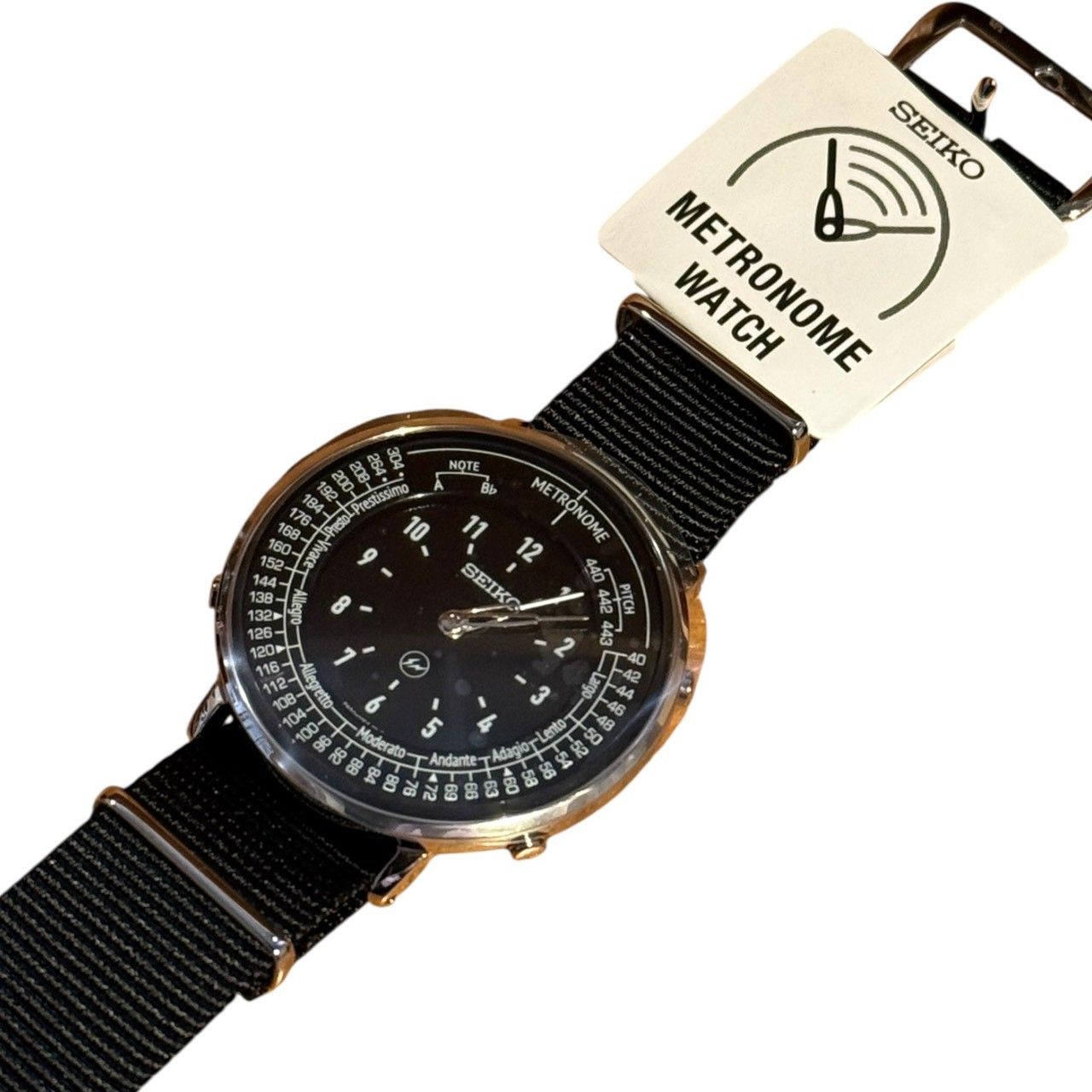 SEIKO Metronome Watch Fragment Edition 黒 セイコーモノクローム