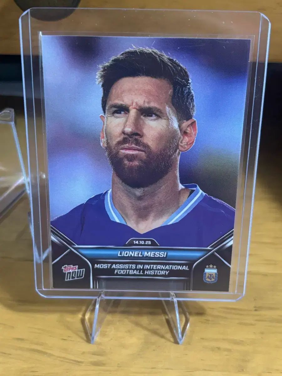 メッシ 最多アシスト 記念 トップスカード