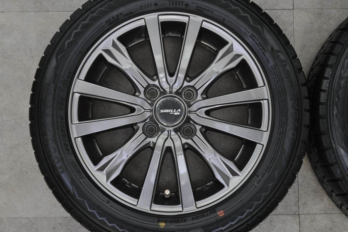 良好品】シビラ NEXT W-5 14in 4.5J +45 PCD100 ブリヂストン 