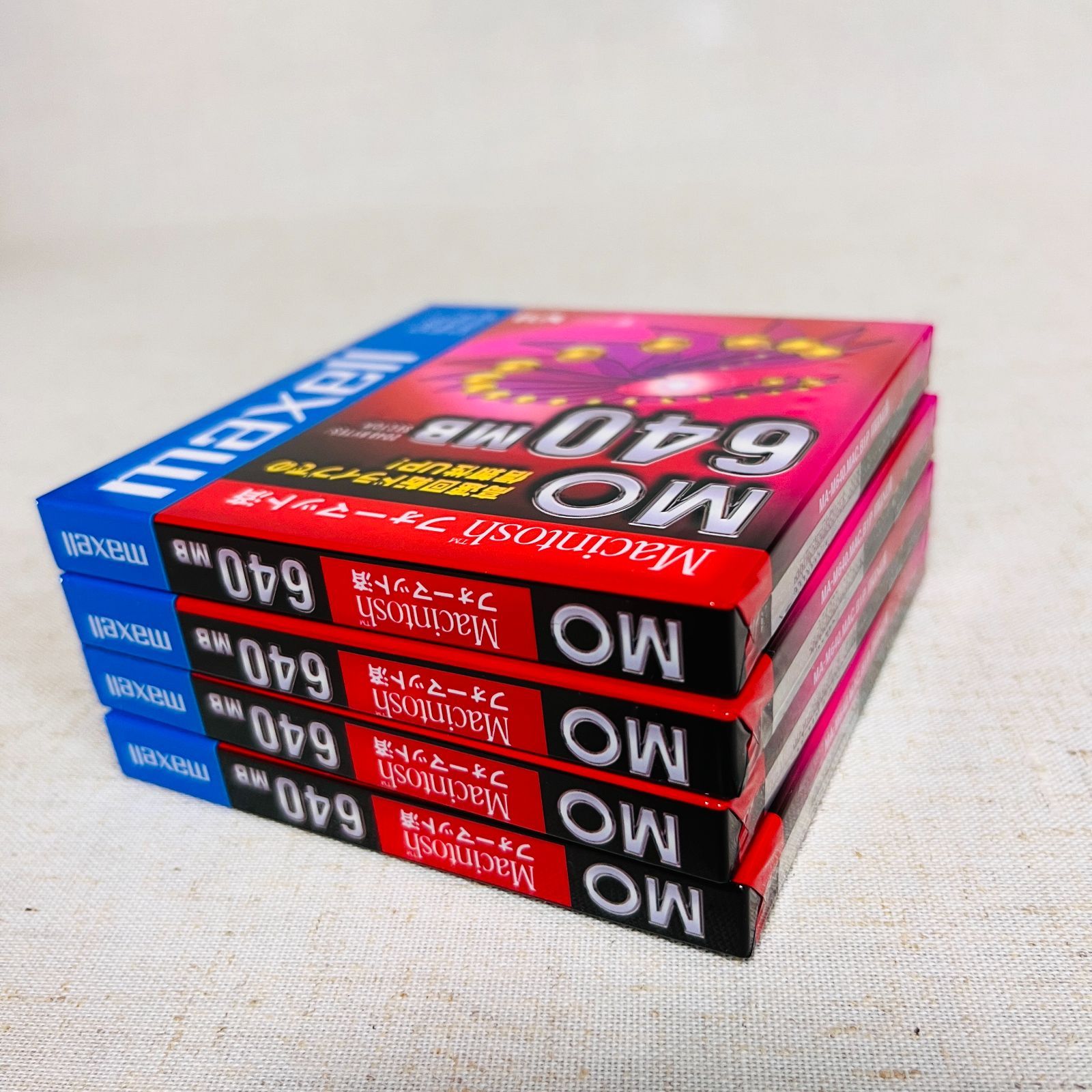 未開封品】maxell マクセル MOディスク 640MB MA-M640×4 - メルカリ