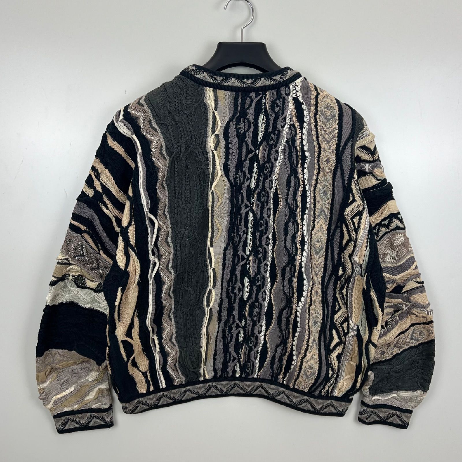 COOGI 90s OG vintage 3D cotton knit sweater SS クージー コットン
