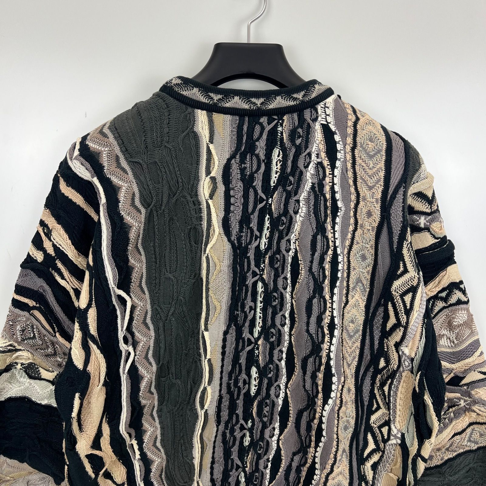 COOGI 90s OG vintage 3D cotton knit sweater SS クージー コットン 