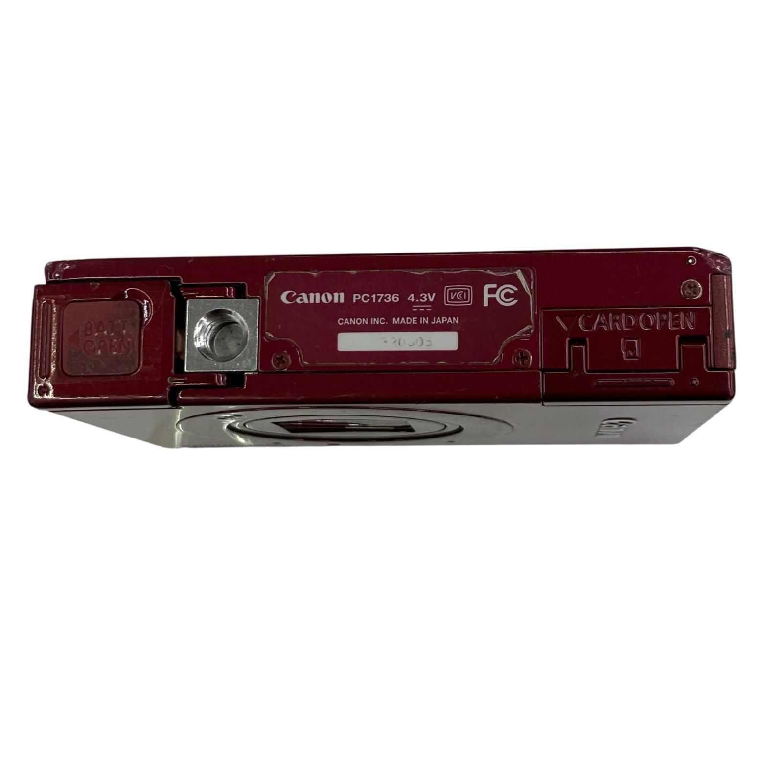 【動作未確認】Canon IXY3 PC1736 118011 動作未確認 canon キャノン デジカメ IXY 3 FULL HD バッテリー