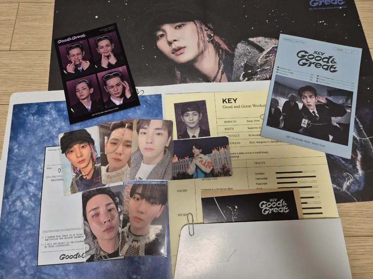 SHINEE ＫＥＹ　キー　トレカ　まとめて & Great KEY Good SHINee Mini 2nd Card Album トレカ good&amp