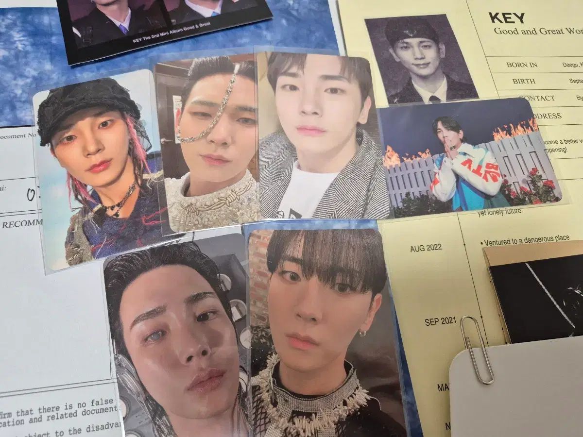 & Great KEY Good SHINee Mini 2nd Card Album トレカ good&amp