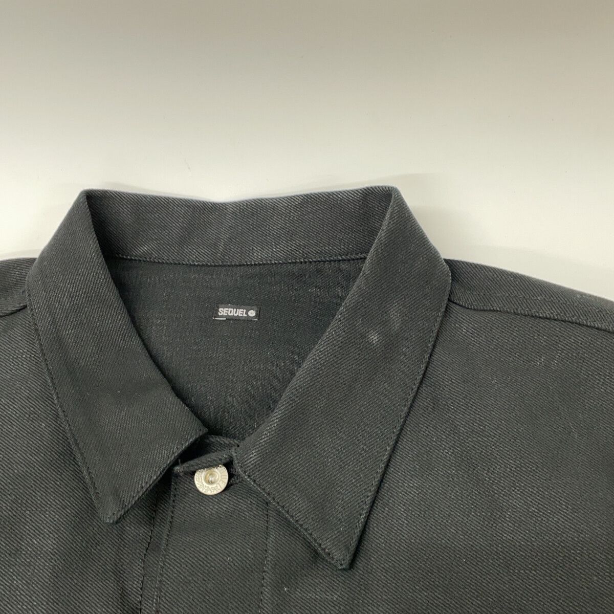 SEQUEL シークエル ﾌﾞﾗｯｸ ﾃﾞﾆﾑｼﾞｬｹｯﾄ XL - メルカリ