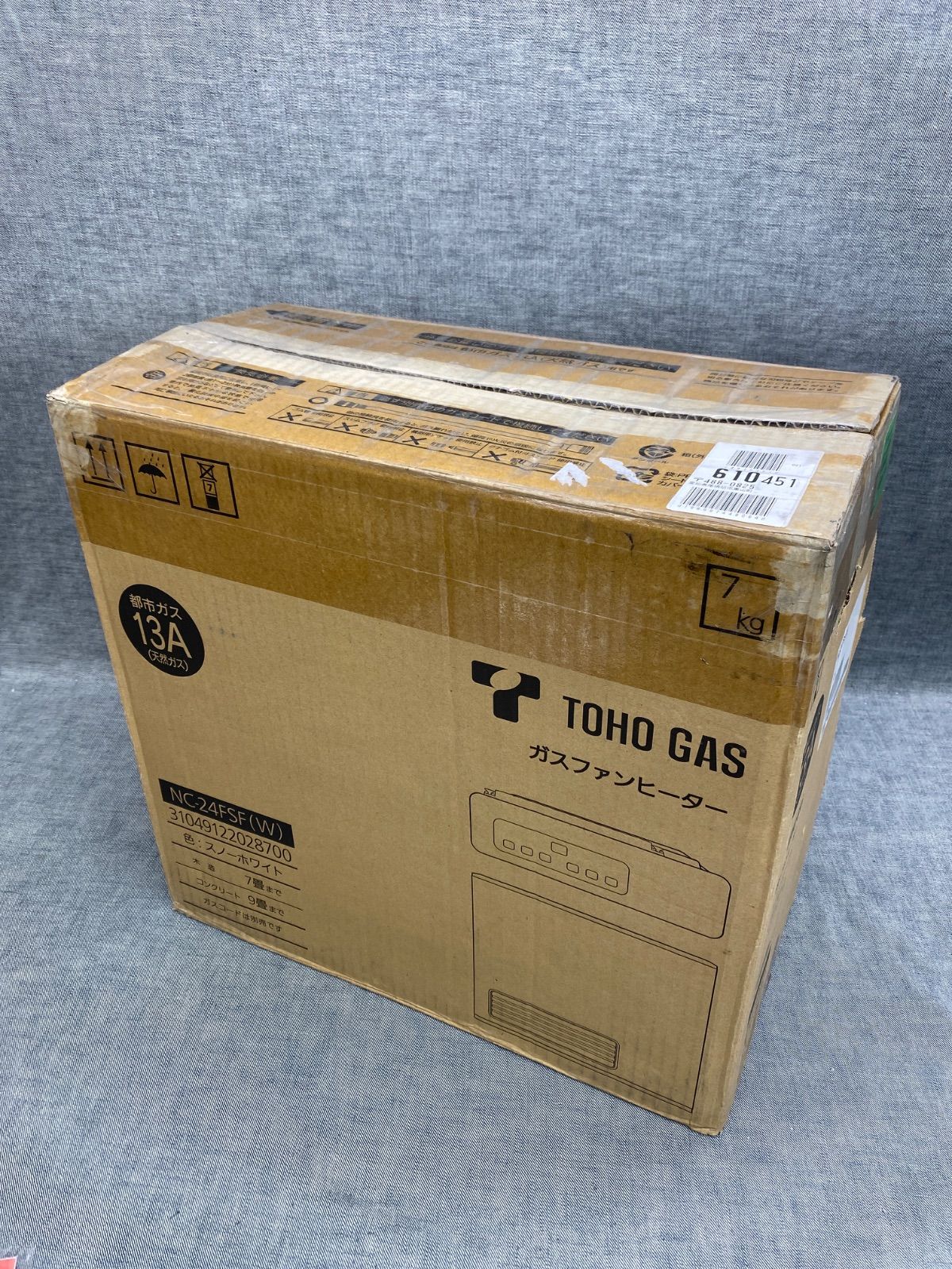 未使用品ノーリツ GFH-4005S-W5 ガスヒーター 都市ガス用 ノーリツ：ガスファンヒーター都市ガス用（12A13A）(スノーホワイト