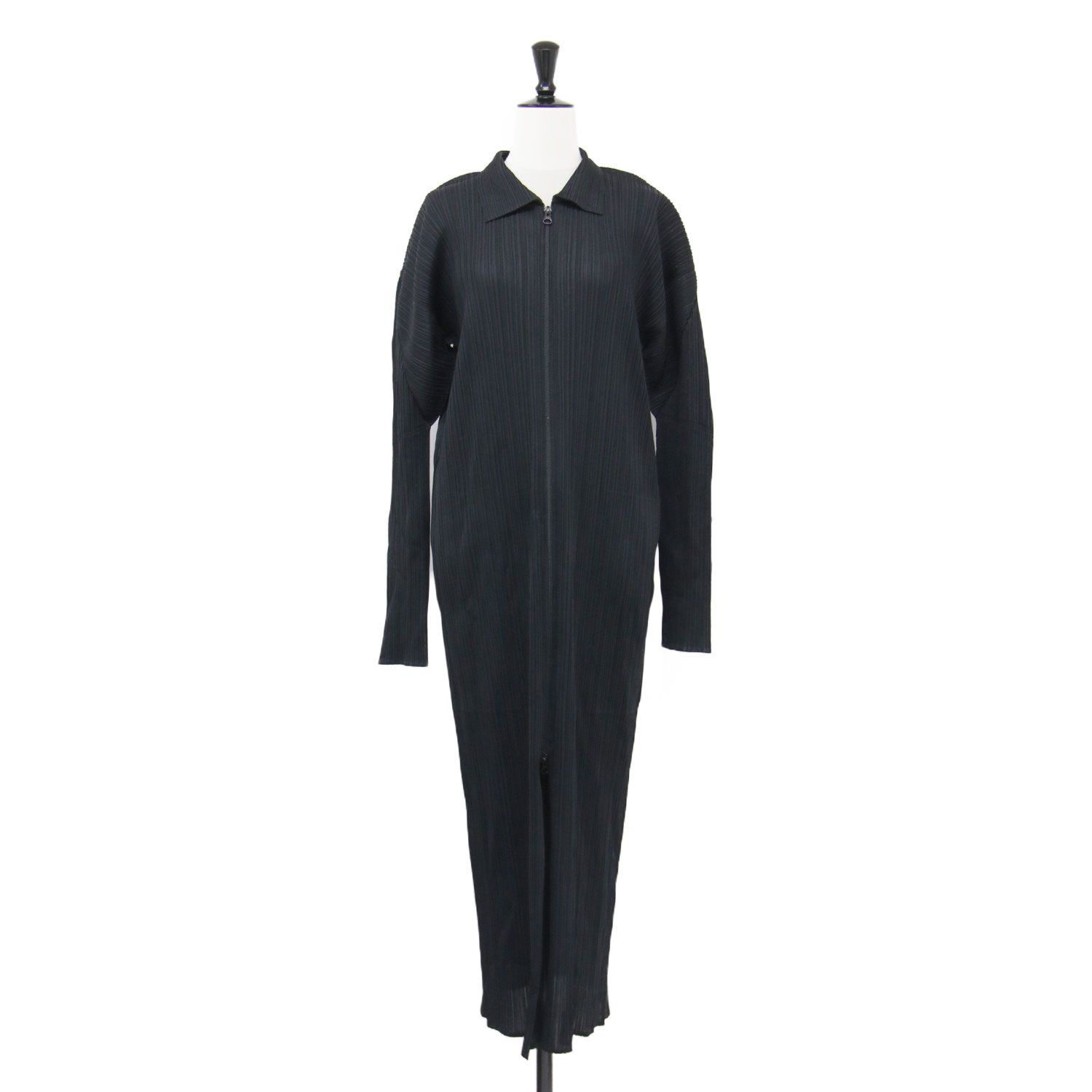 PLEATS PLEASE プリーツプリーズ ワンピース ブラック 黒 サイズ:4(XL
