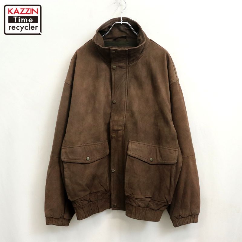 90s　Timberland　牛革　ジャケット 90s vintage Timberland レザージャケット メンズ 表記Mサイズ - メルカリ
