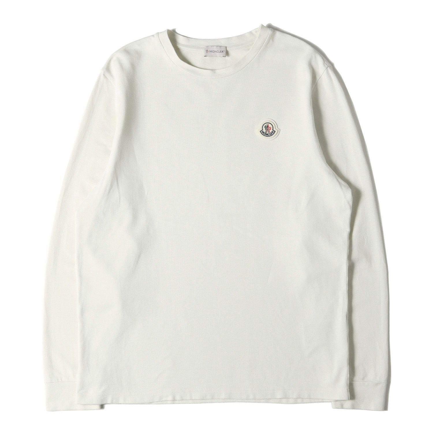 MONCLER モンクレール Tシャツ クリーム サイズ:M | 22AW ワンポイント 